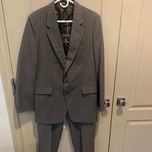 Vintage Levi Strauss Pinstripes Business Class Suit Coat and Pants Set